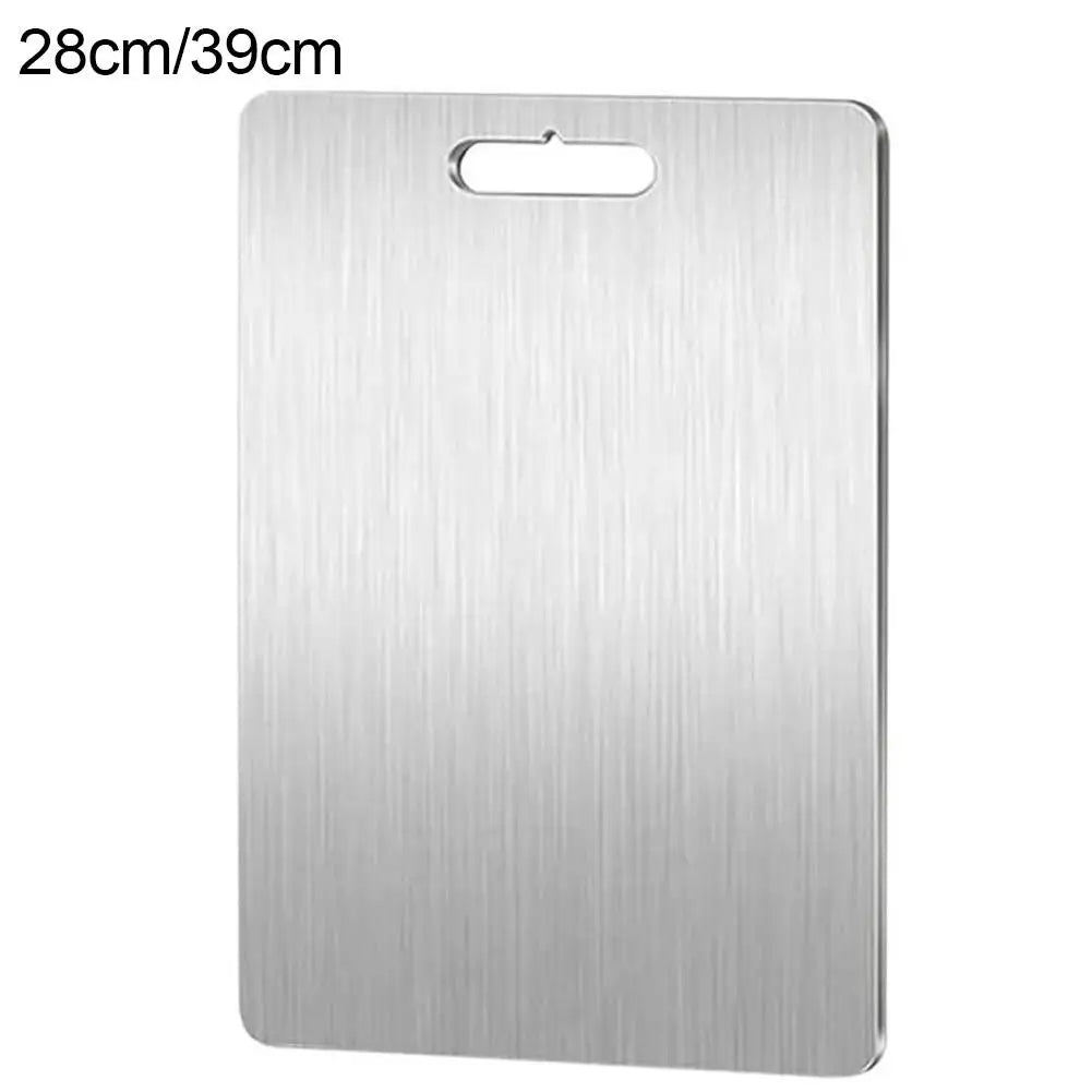 Planche en inox 39 × 28 cm